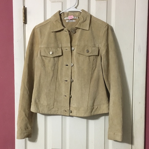 Tommy Hilfiger Jackets & Blazers - Tommy Hilfiger woman’s suede leather jacket Sz S